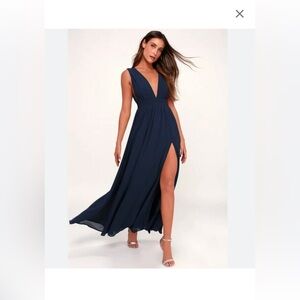Heavenly Hues Navy Maxi Dress